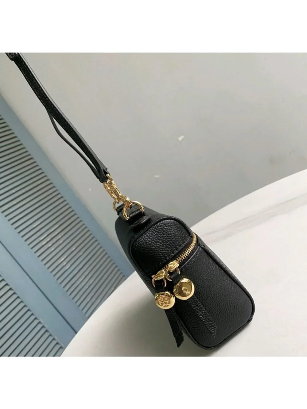 Tory Burch Romy Slim Mini Bag Black OS - Picture 10 of 13